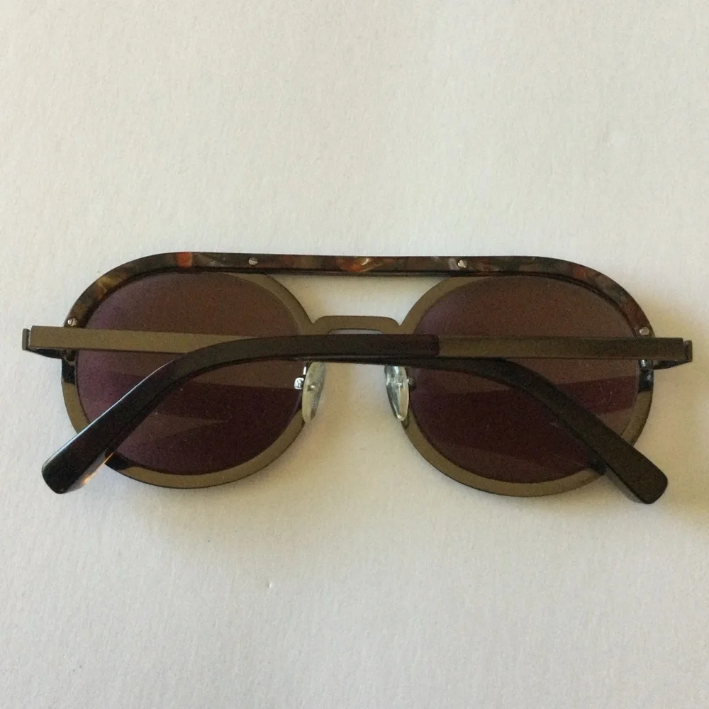 ELIZABETH AND JAMES Crosby ROUND AVIATOR SUNGLASSES NEW